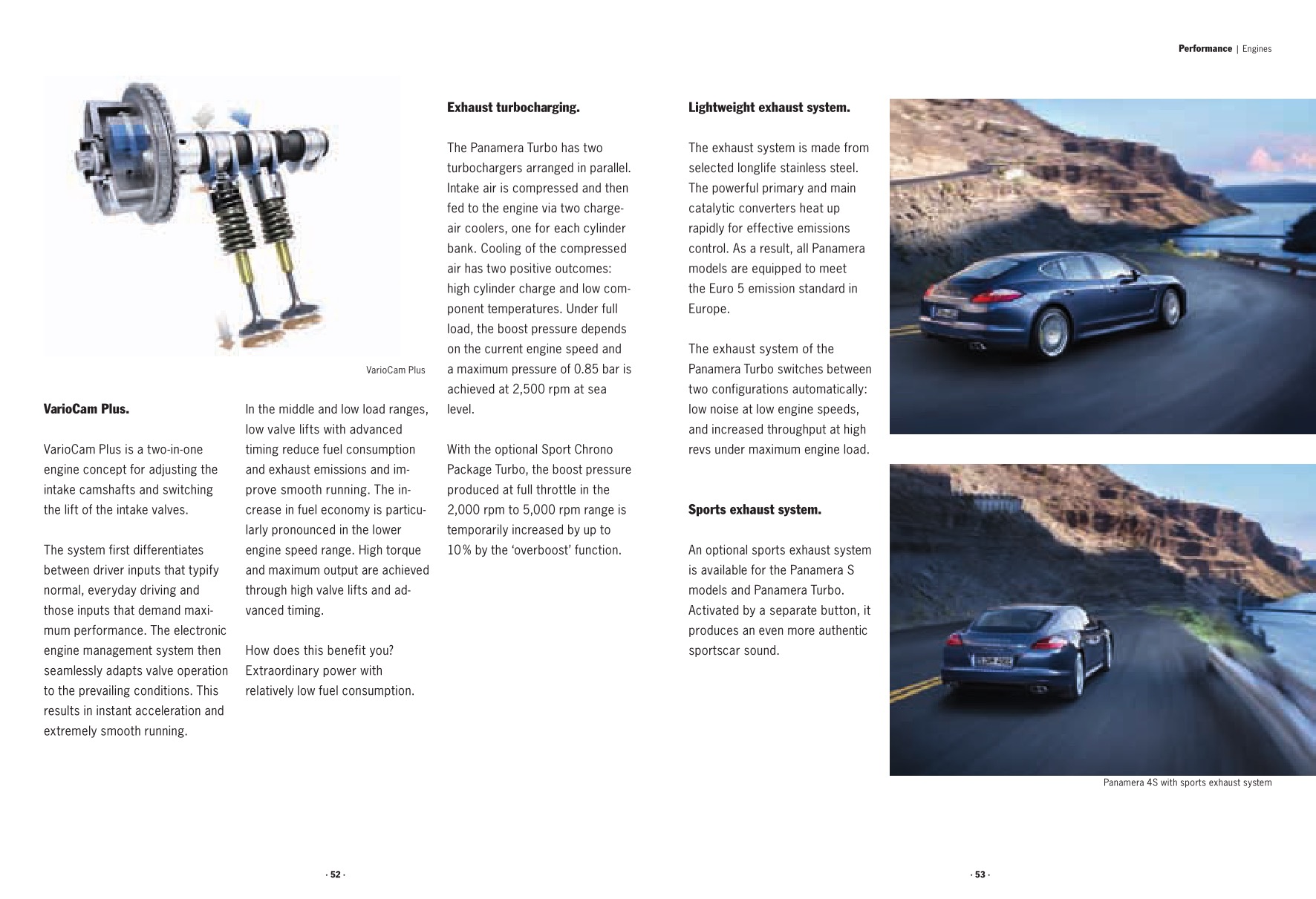 2010 Porsche Panamera Brochure Page 20